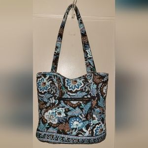 VB Bucket Tote - Java Blue Pattern Retired